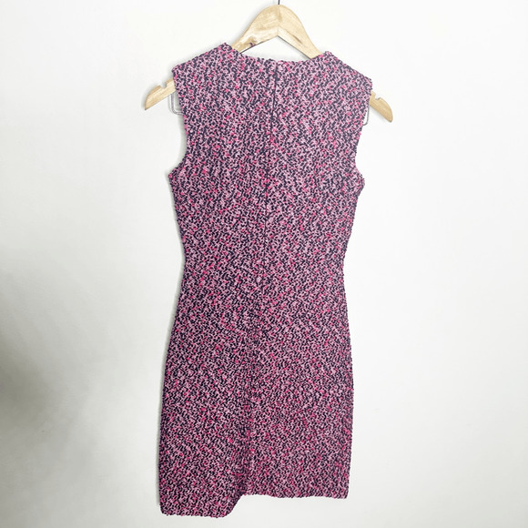 St. John Pink and Black Mini Dress like new - Picture 6 of 8